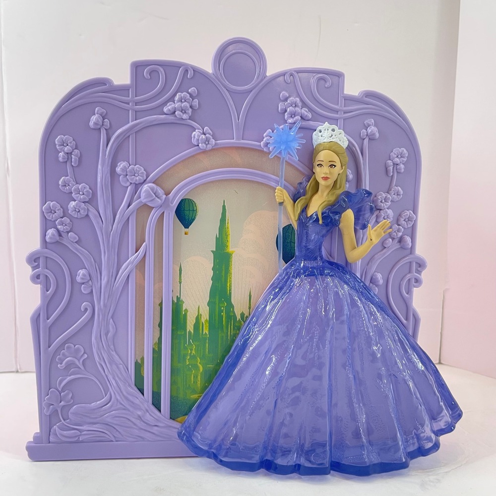 Wicked For Good Glinda Popcorn Bucket Pink Purple Excellent Ariana Grande Movie